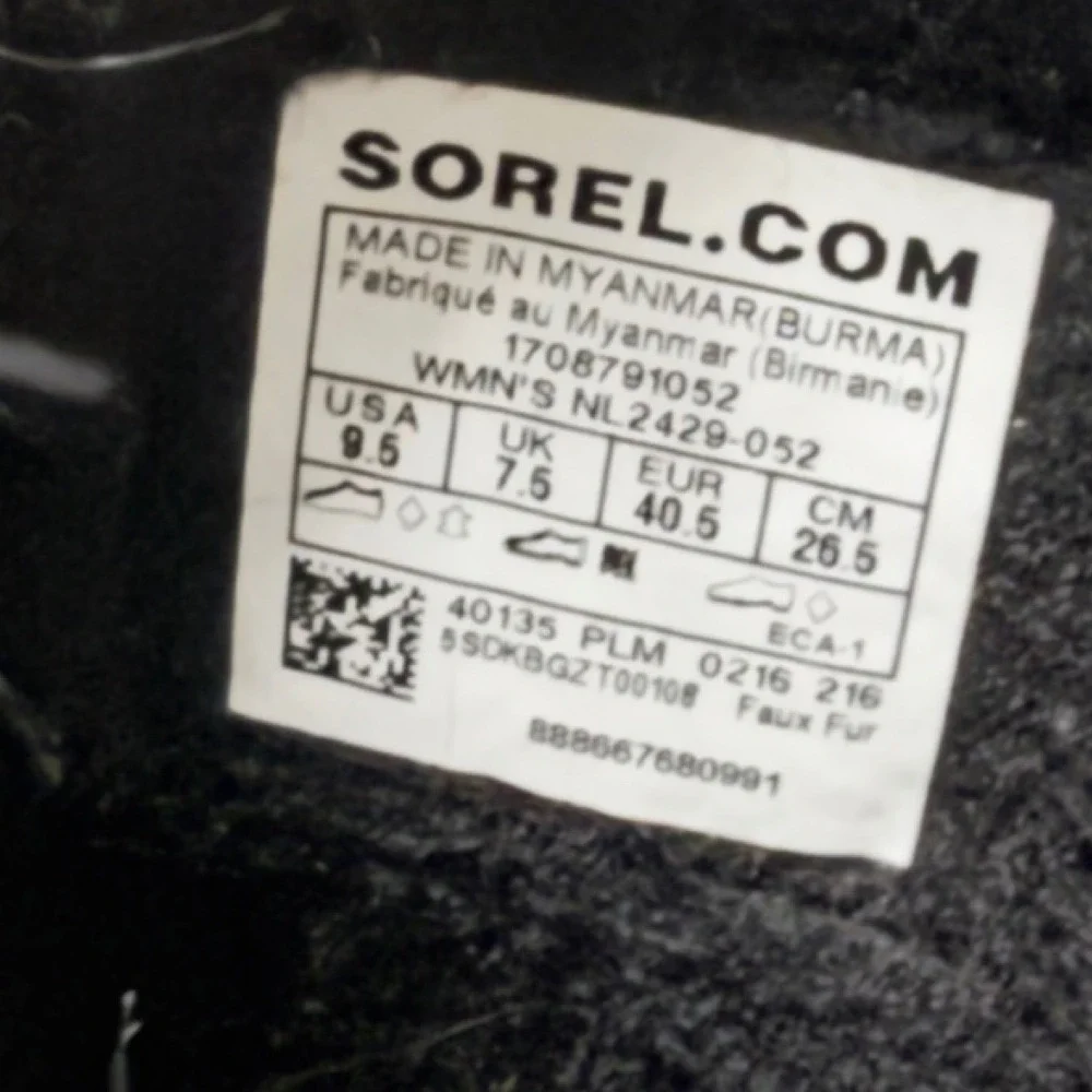 Sorel Joan‎ of Arctic Faux Fur Waterproof Winter Snow Boots Gray Women's 9.5